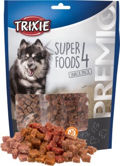 Trixie Leckerli 4 Meat Minis Superfoods 